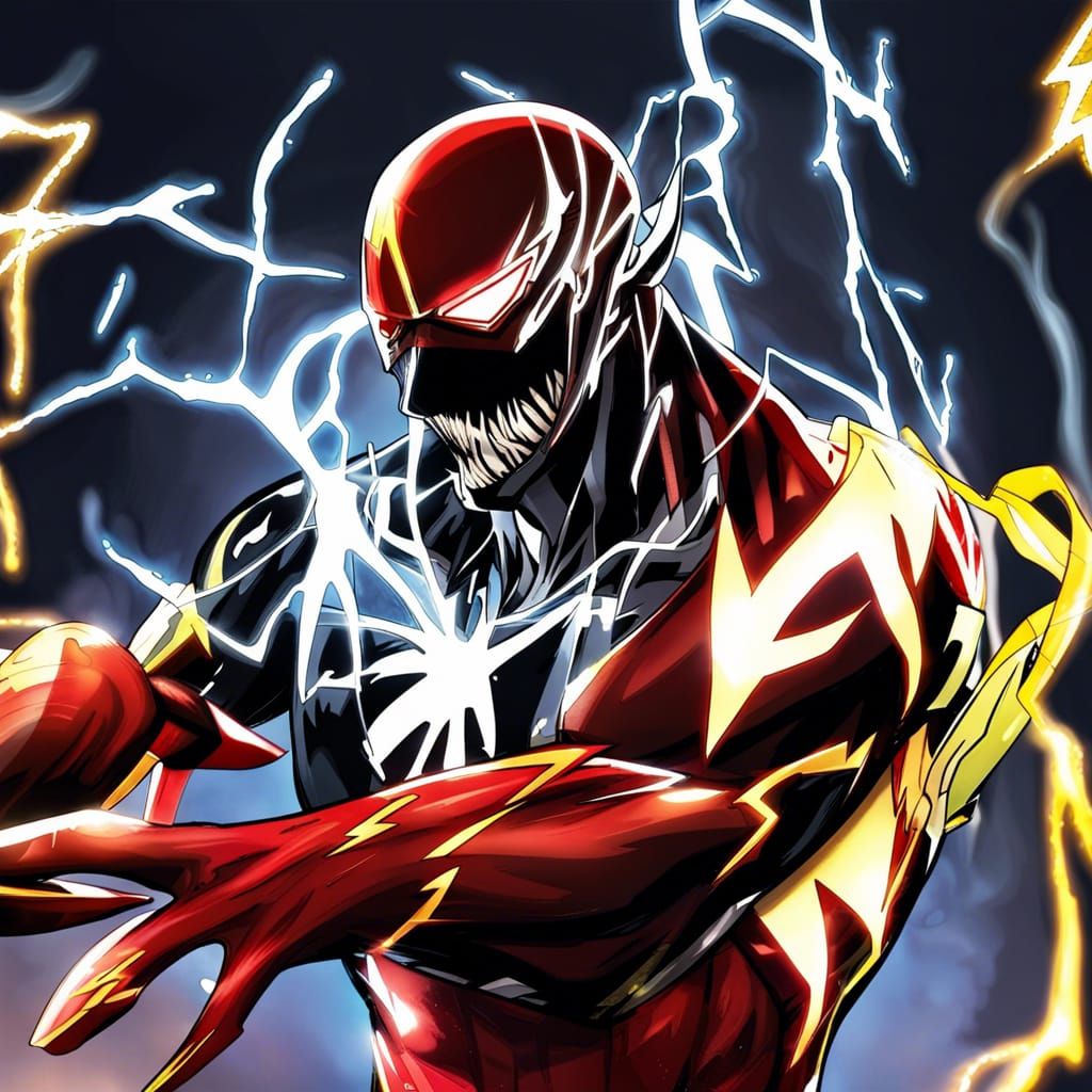 The Flash Venomized: Symbiote Speedster Fusion