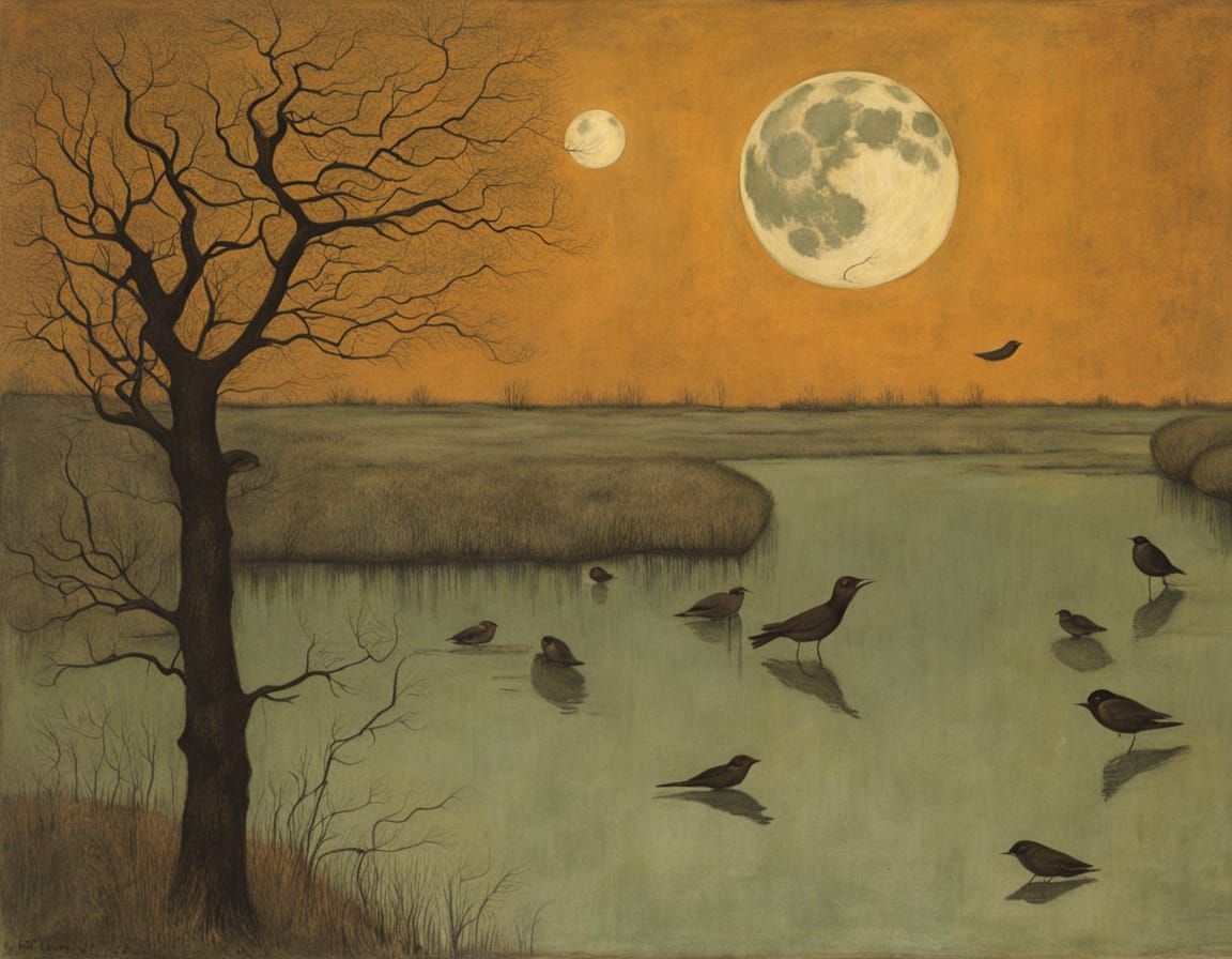 Birds on a Thin Layer of Ice