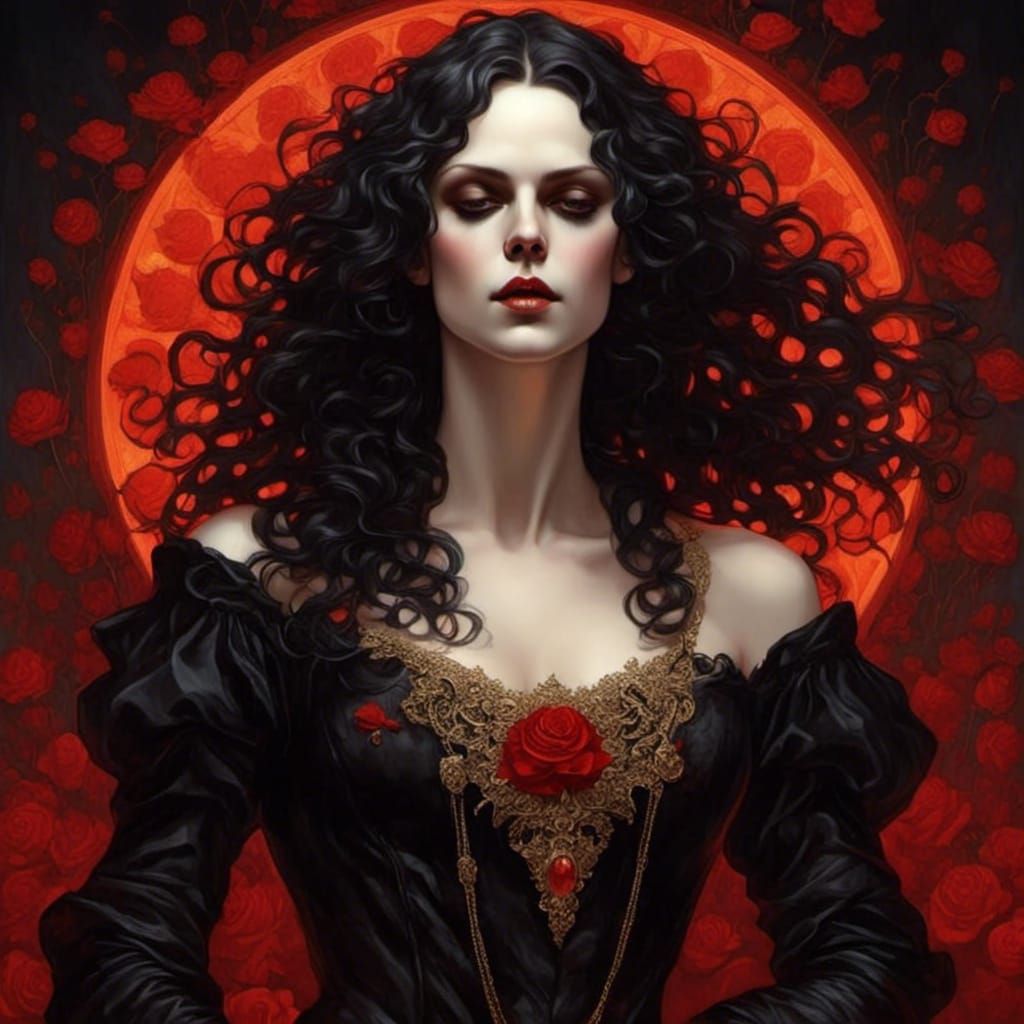 Vampire's Heart Scorched by Sunlight: Gothic Romance