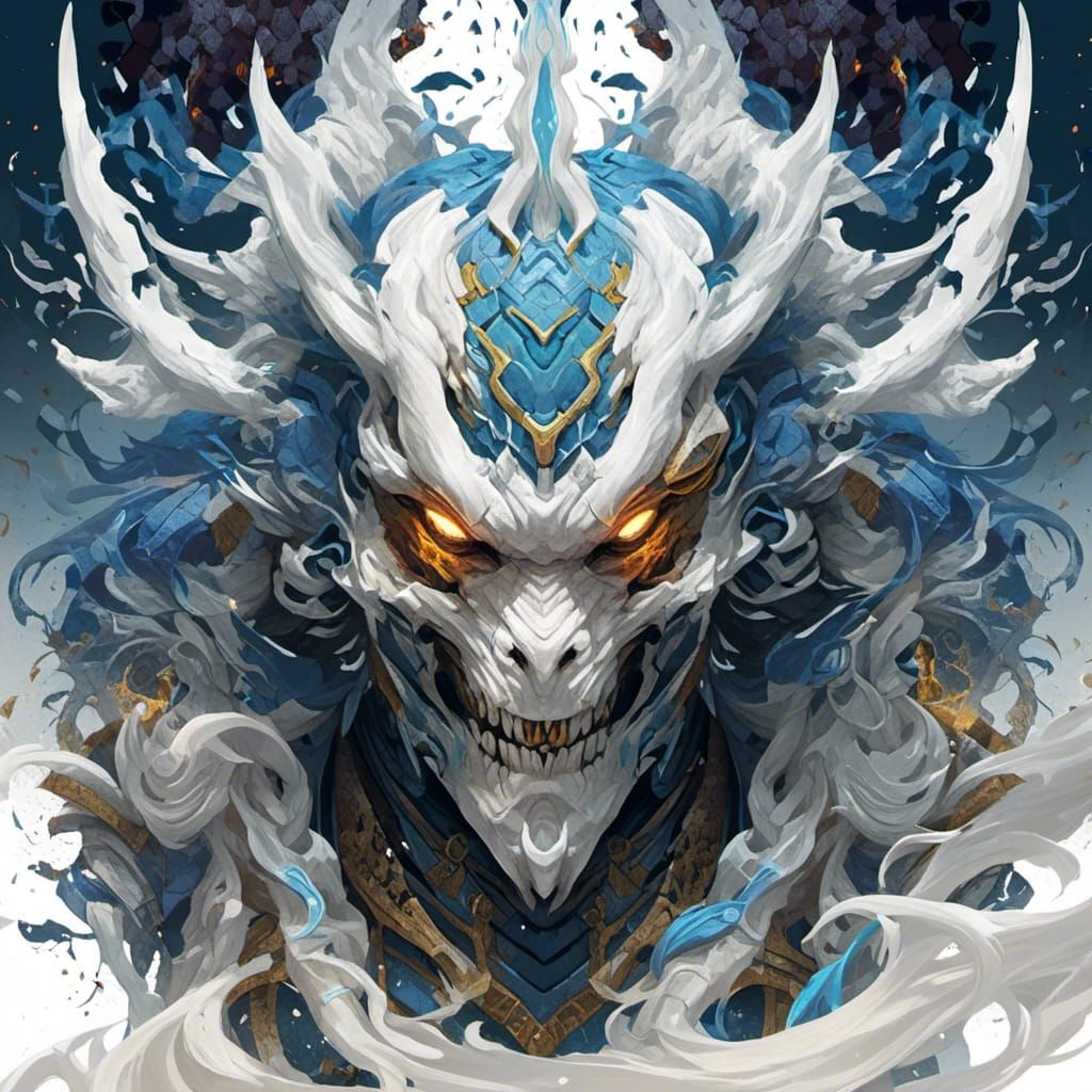 Raiden from Mortal Kombat in Ink Art