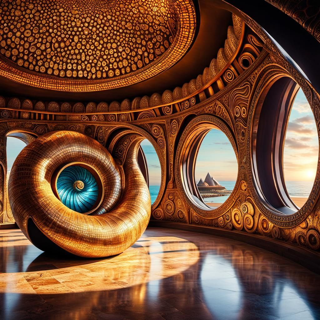 Futuristic Atlantis: Sea Snail House in India