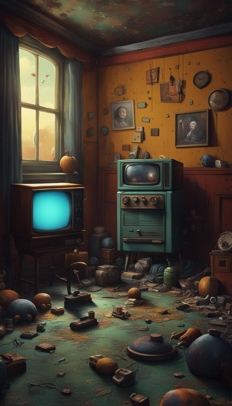 Unsettling Liminal Space Bedroom in the 1990s