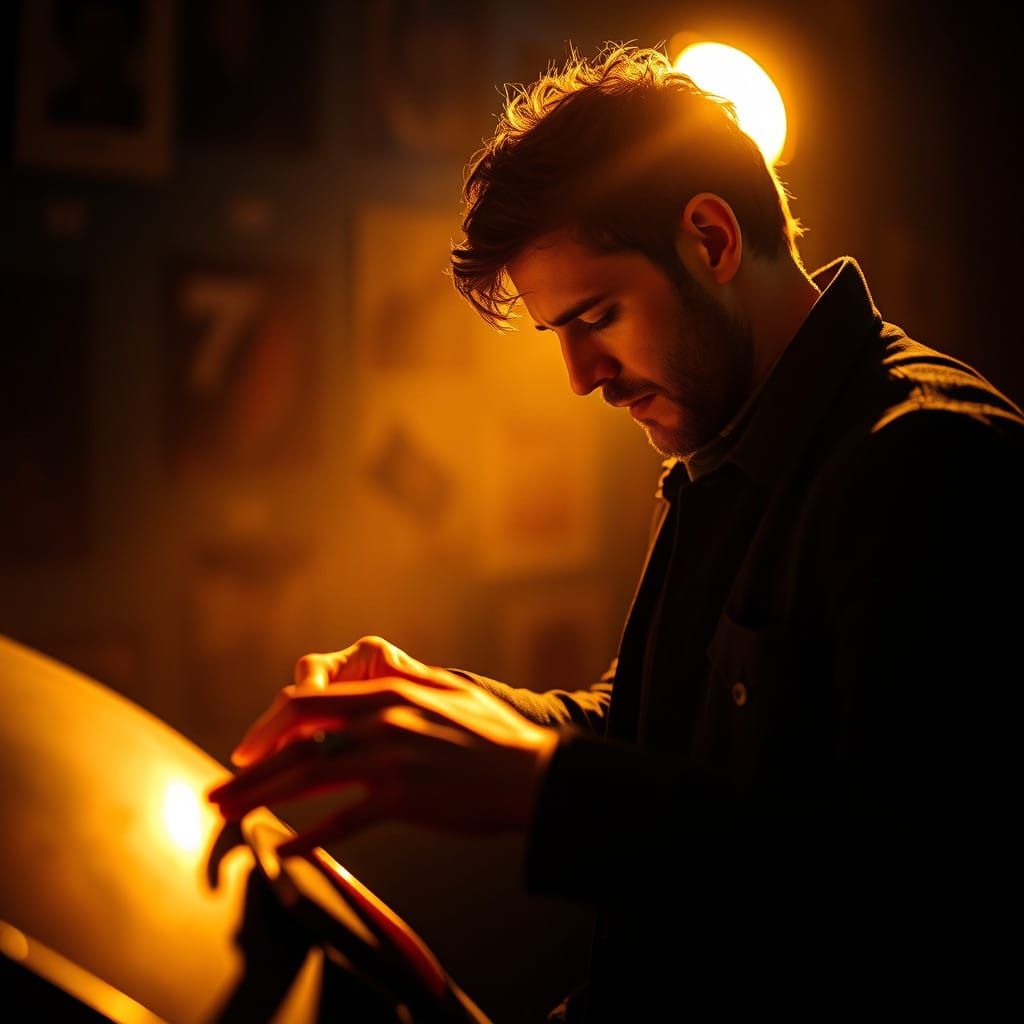 Handpan Maestro Lost in Melodic Reverie