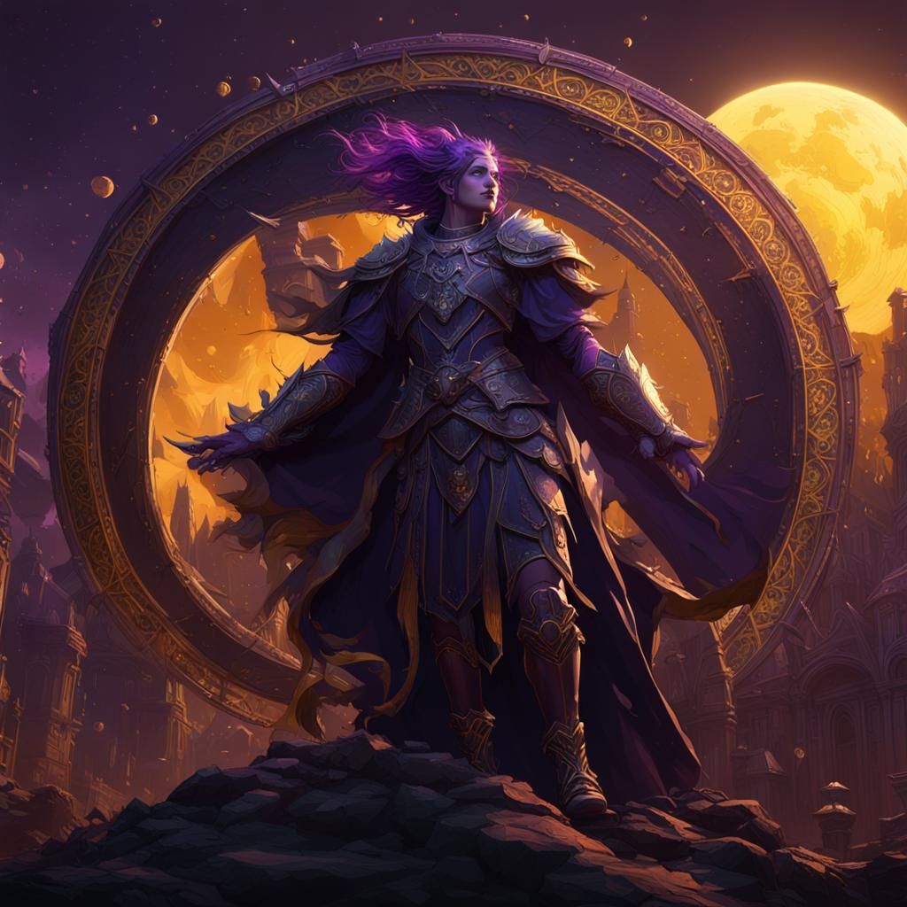 Total eclipse of the heart a masterpiece, 8k resolution, dark fantasy concept art, by Greg Rutkowski, dynamic lighting, ...