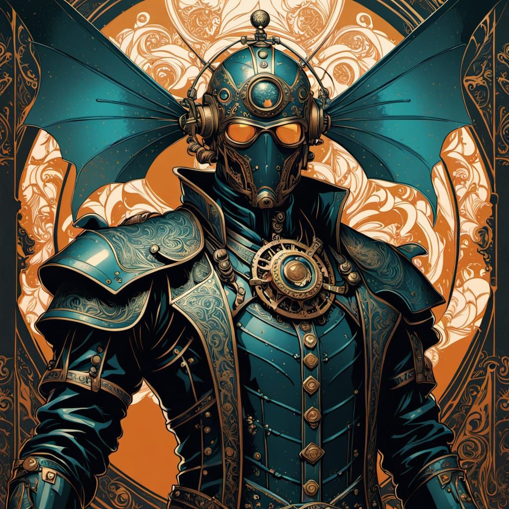 Steampunk Men in Black Battle Aliens in a Victorian City