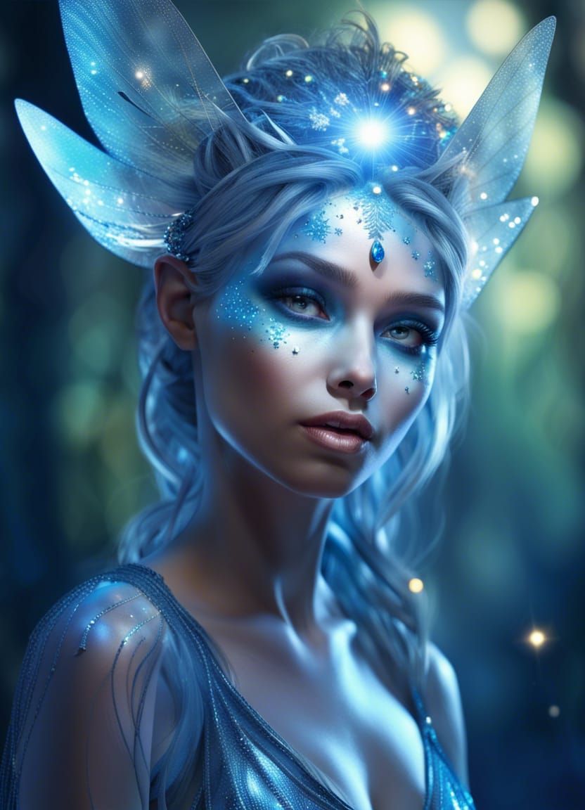 Shining Mirrorball Fairy in Magic Forest