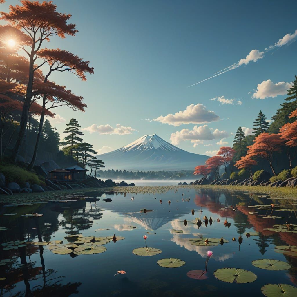 Epic Cinematic Masterpiece of Mount Fuji