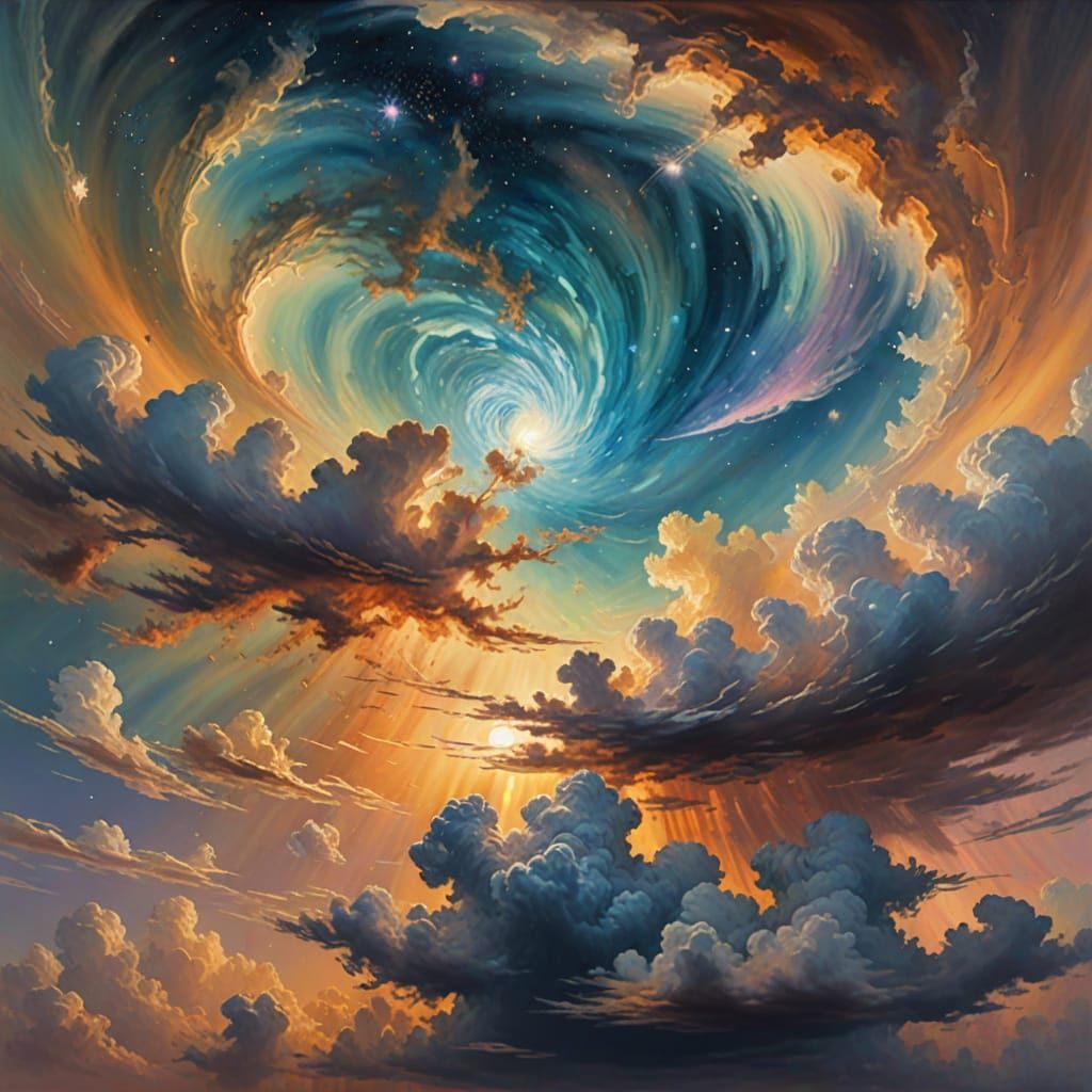 Cosmic Impressionist Galaxies in Ethereal Harmony