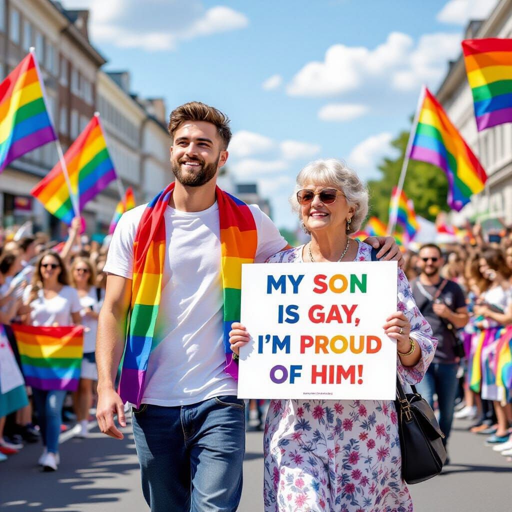 Pride Parade: Mother's Love and Support