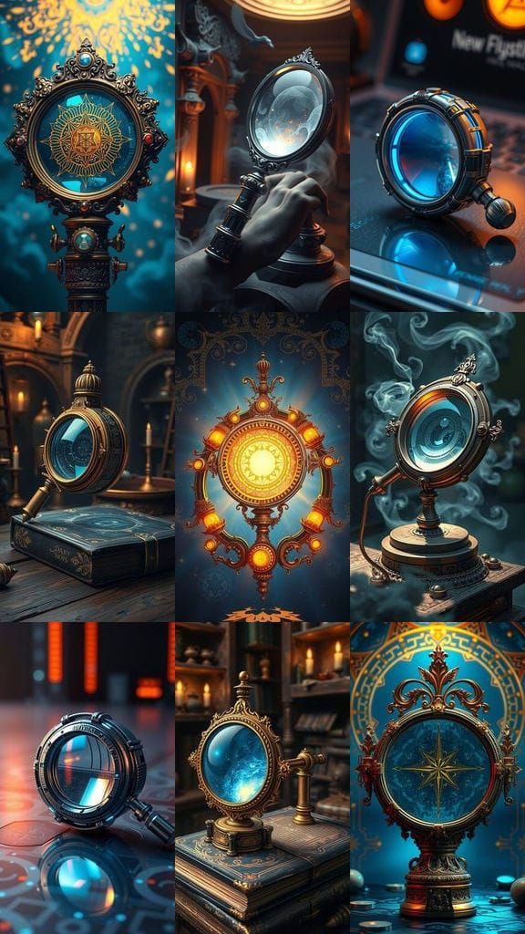 Hi-Tech Magnifying Glass: Detailed Matte Painting