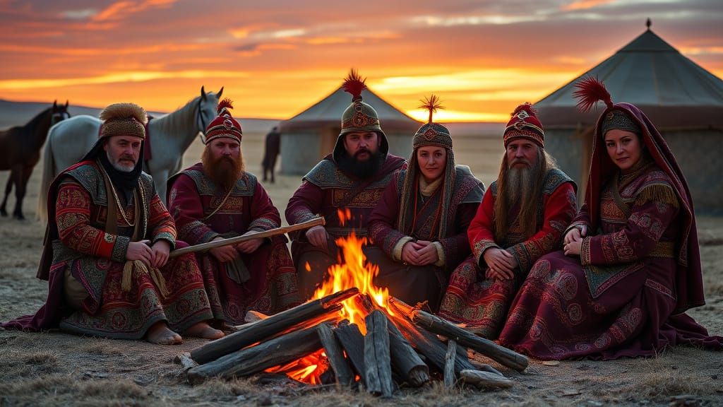 Genghis Khan... ping! (pun intended)