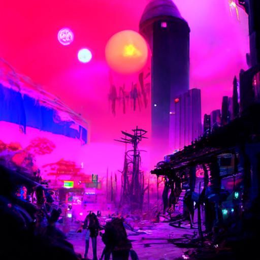 Cosmic Horror Meets Cyberpunk Wonderland