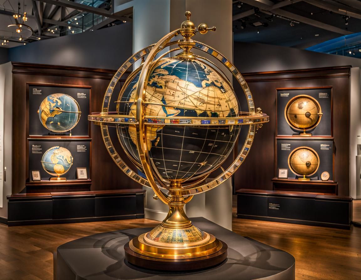 Gems and Lasers: Jeweled Armillary Sphere