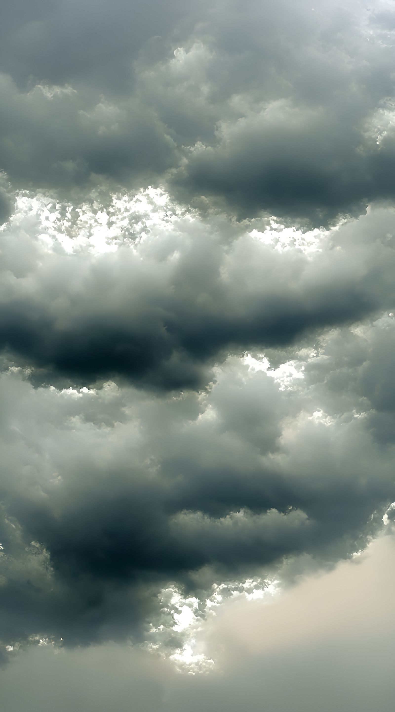 Ominous Rain Clouds Gather Before the Storm