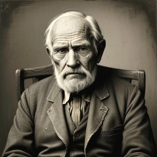 Daguerreotype Portrait of a Victorian Figure