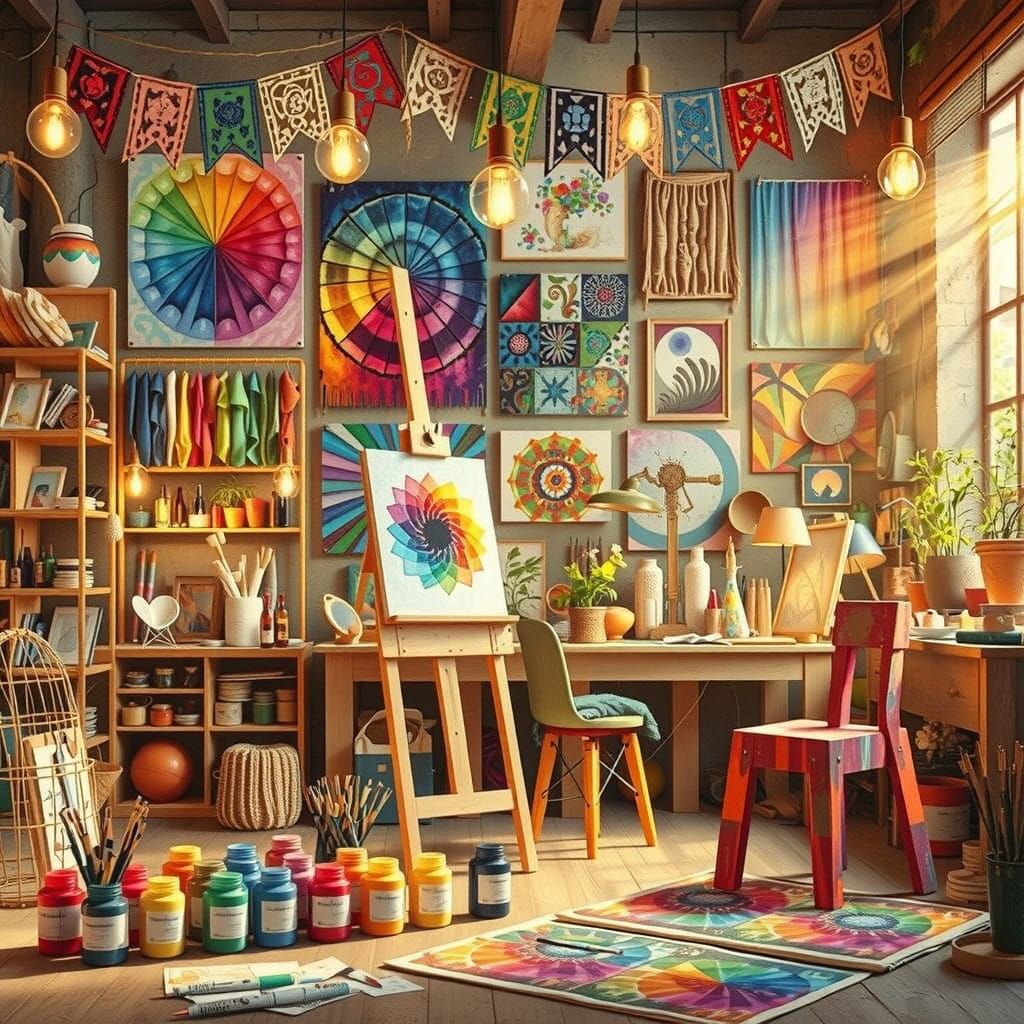 The Painter's Studio of Radiant Light