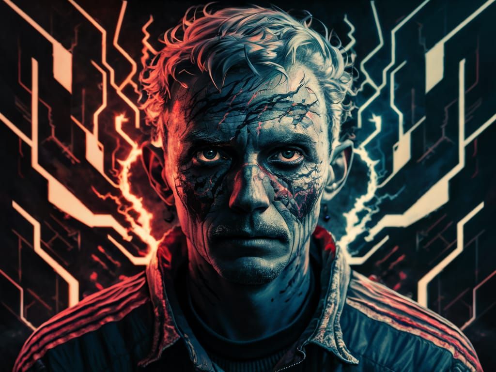 Digitally Disrupted Synthetics in Glitch Art Style