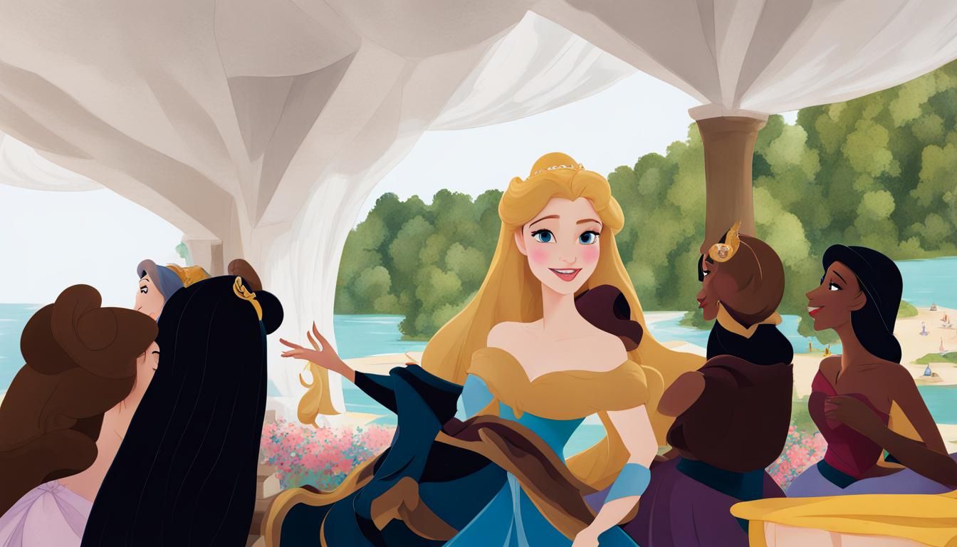 AI Generated Disney Princess Portrait