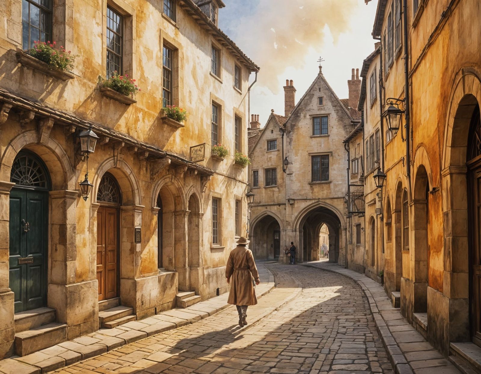 Canterbury River Cruise in Watercolour Haze