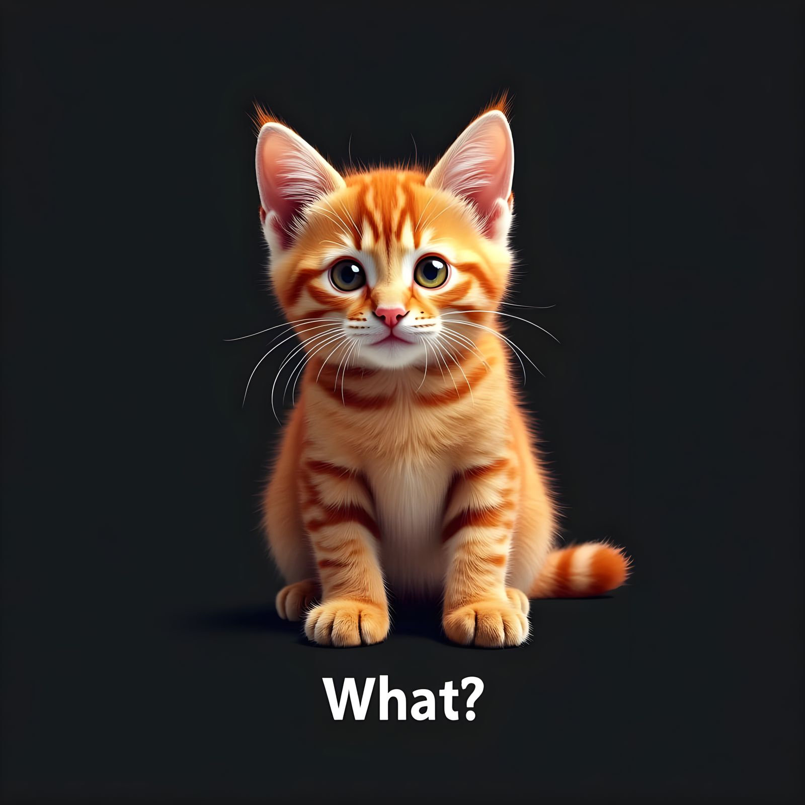 Moggy Cat inquisitively gazes from T-shirt