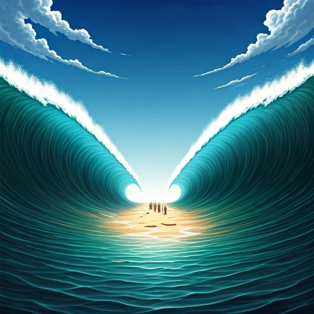 Red Sea Parting: Israelites' Escape
