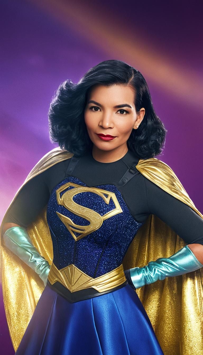 Superhero Woman in Disney Pixar 3D Animation