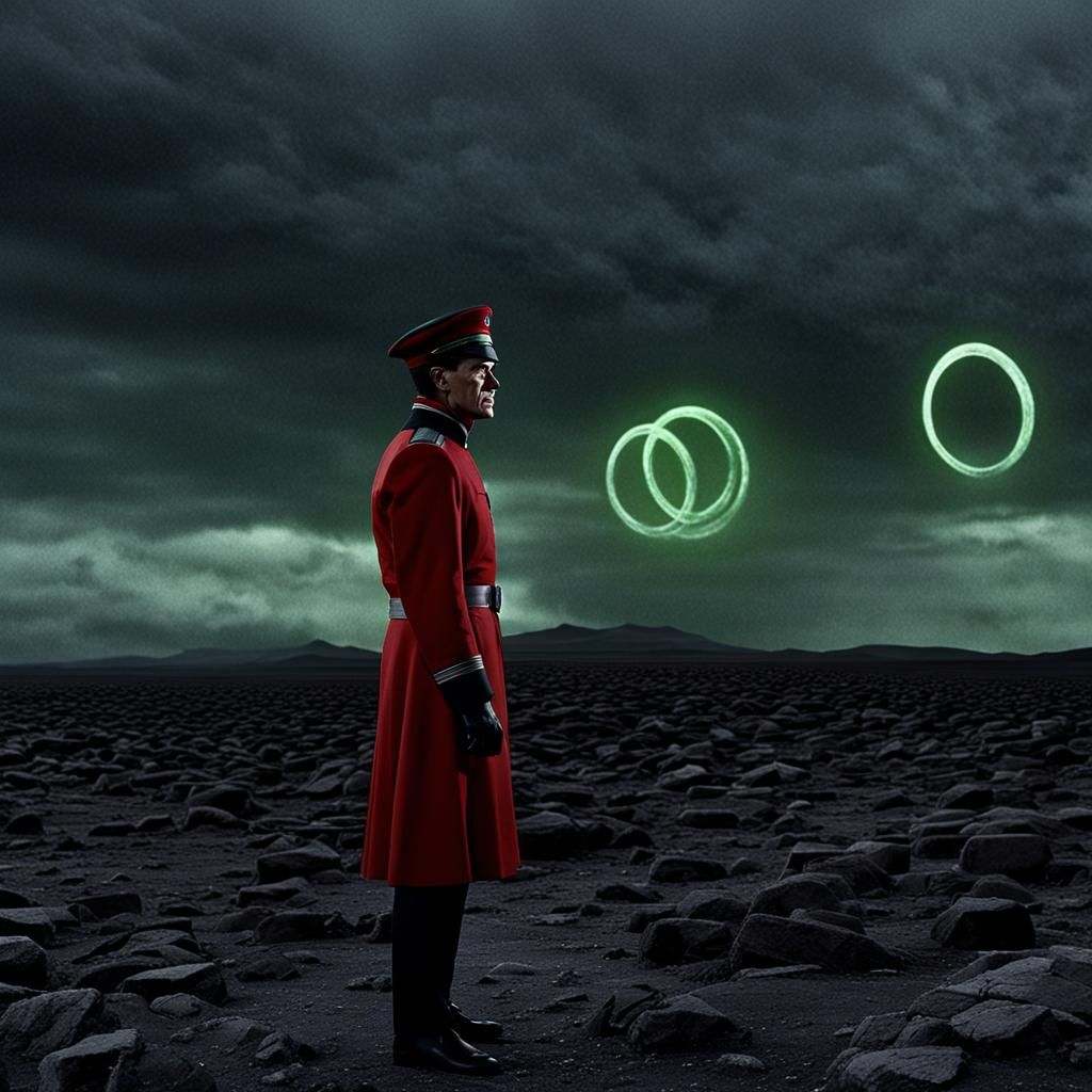 Captain Scarlet and Ethereal Circles in Film Noir