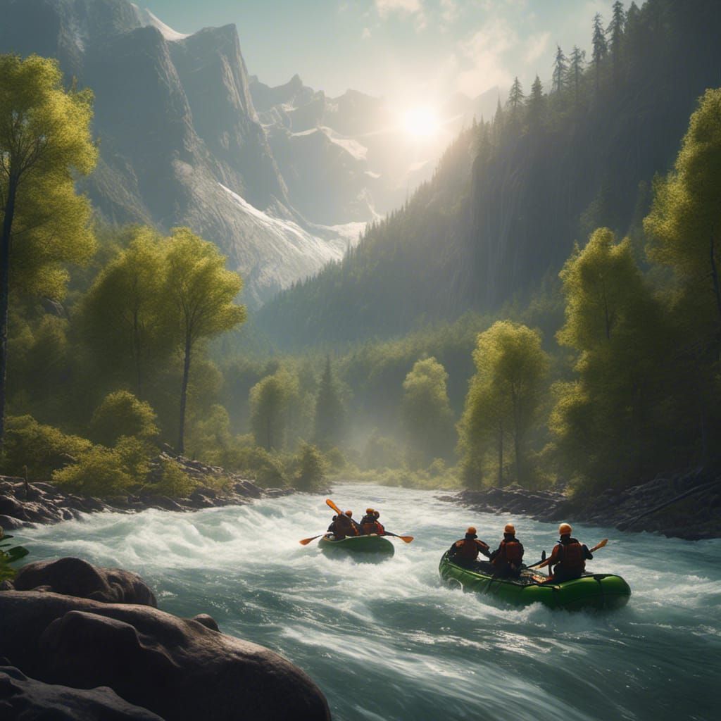 Rafting Rapids: Cinematic Wilderness Adventure