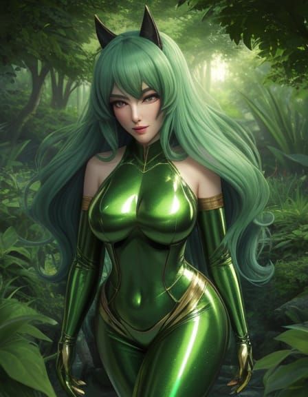 Shy Sensual Nonsense in Verdant Viridian Hues