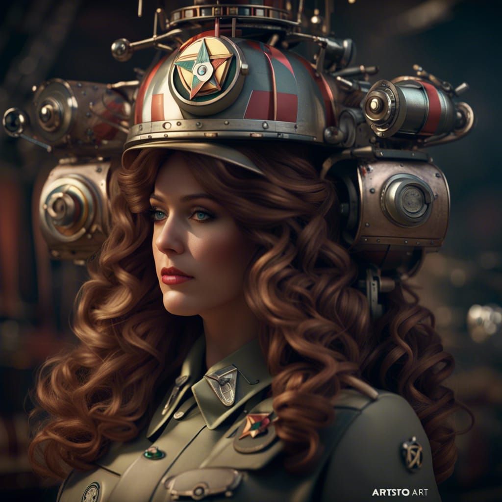 Robots and Goddesses in Detailed Matte Painting