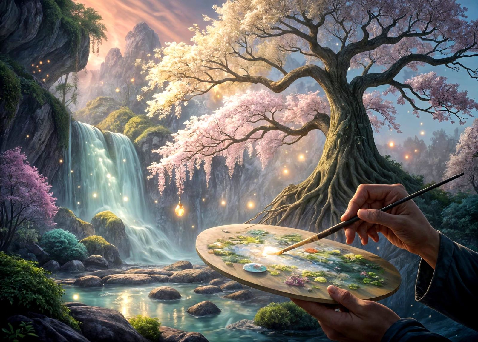 painting with the spring palette