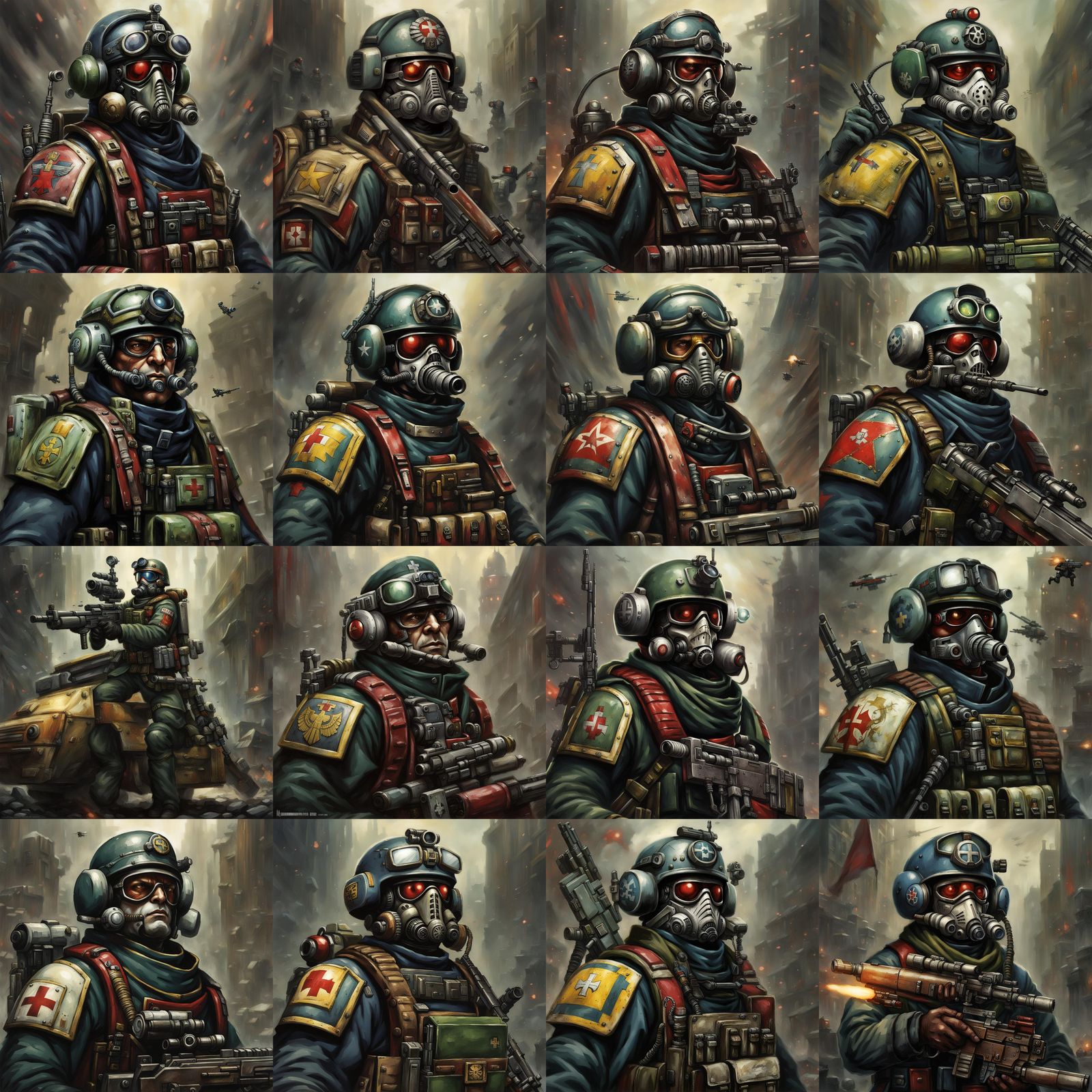 Warhammer 40K Flying Medic with Sniper Rifle