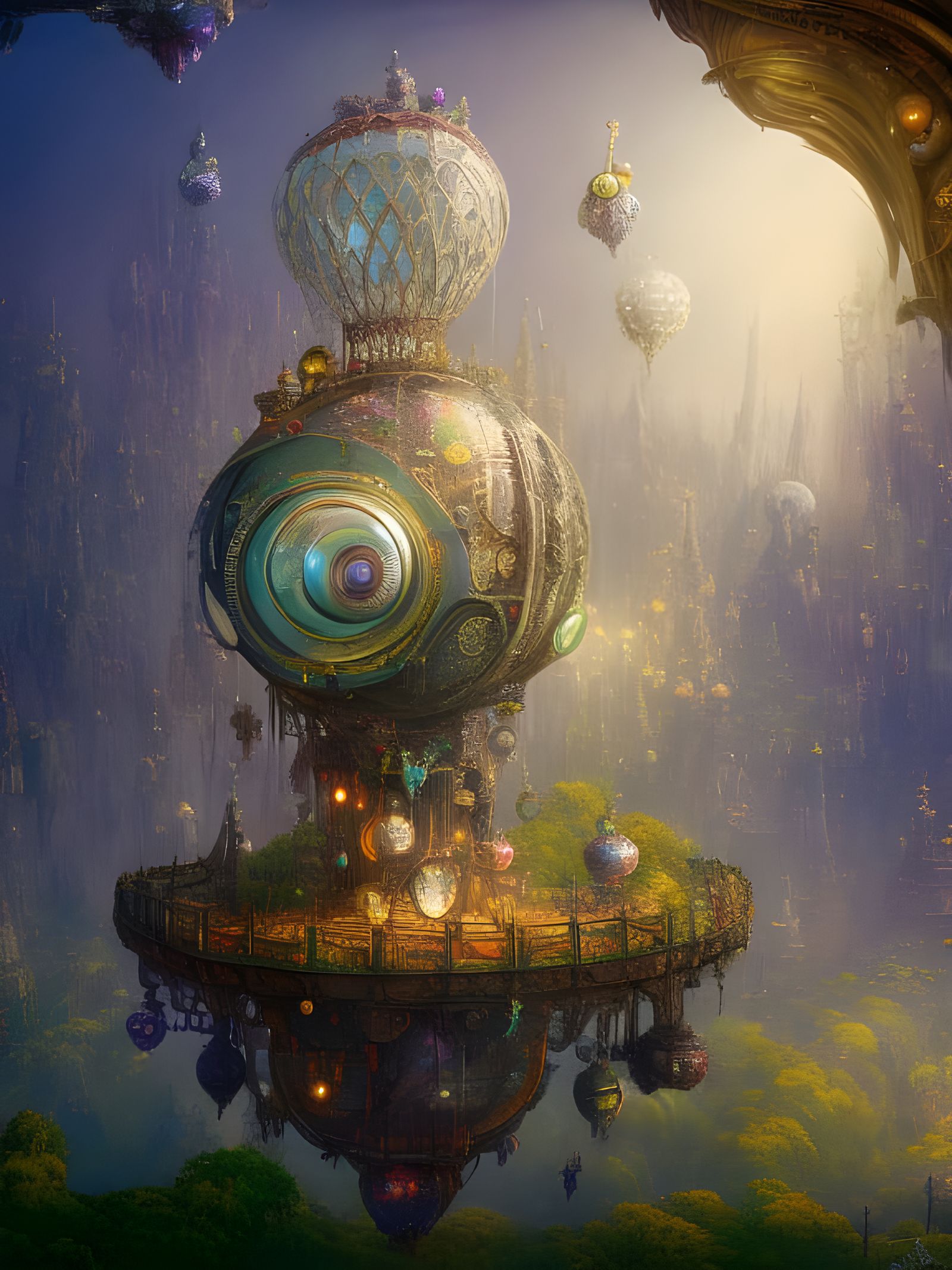 Surreal Bohemian Kingdom of Spheres