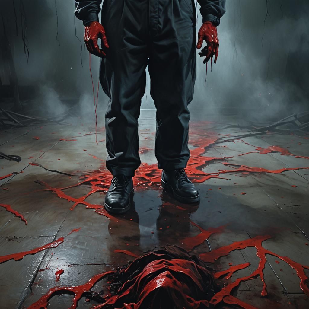 Ominous Horror Art of Michael Myers