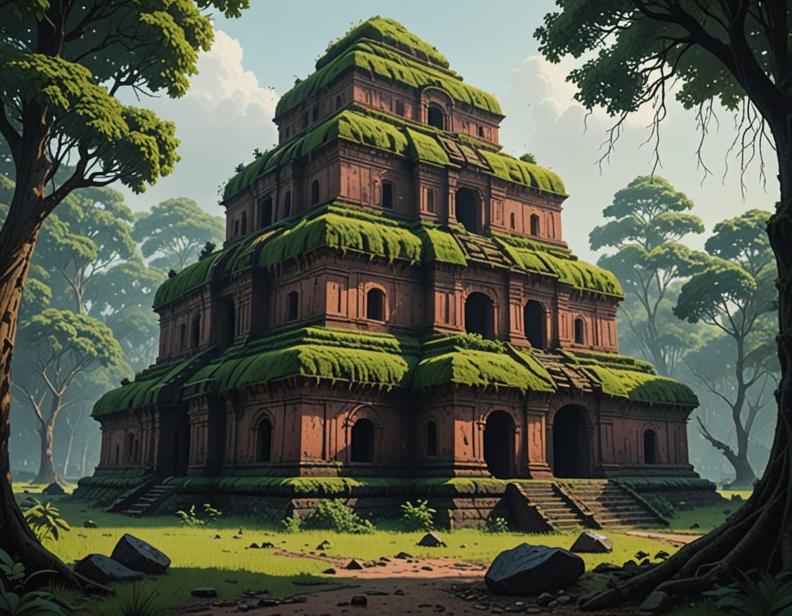 Ancient Buddhist Monastery of Paharpur in Bangladesh