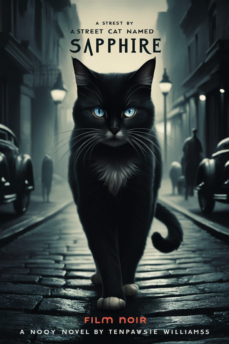 Ideogram Movie Poster: A Street Cat Named Desire
