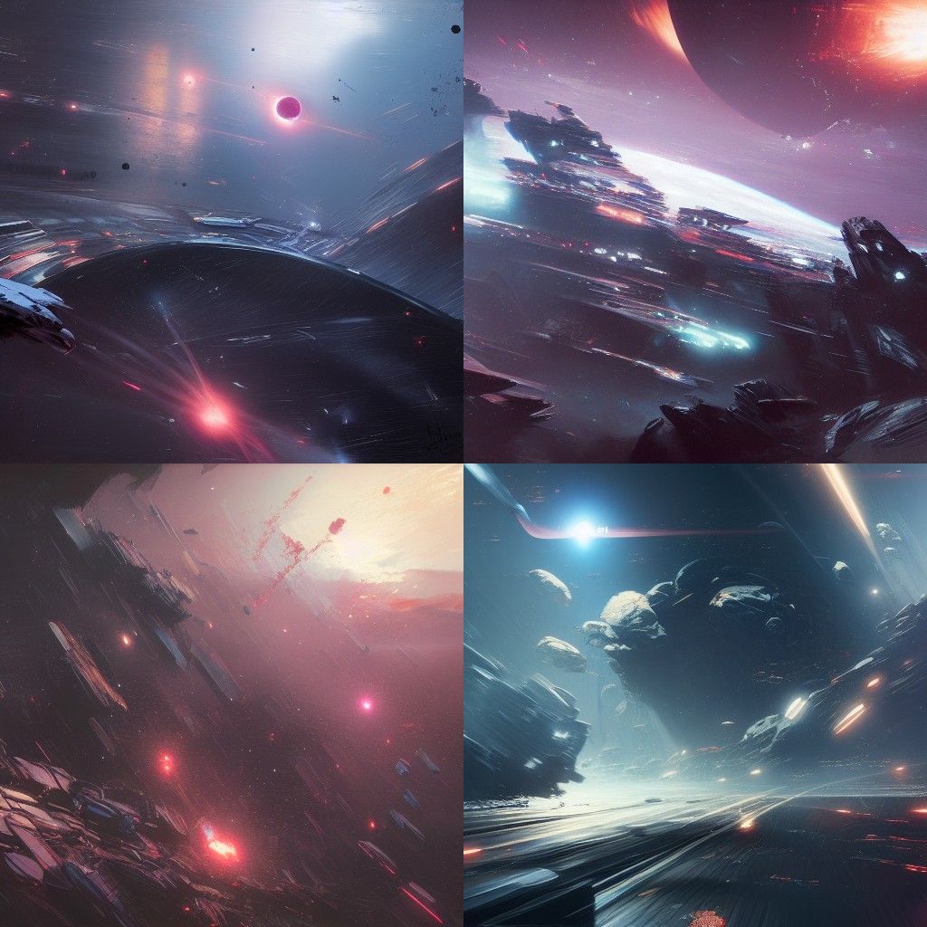 Violent Planetary Collision by Wadim Kashin