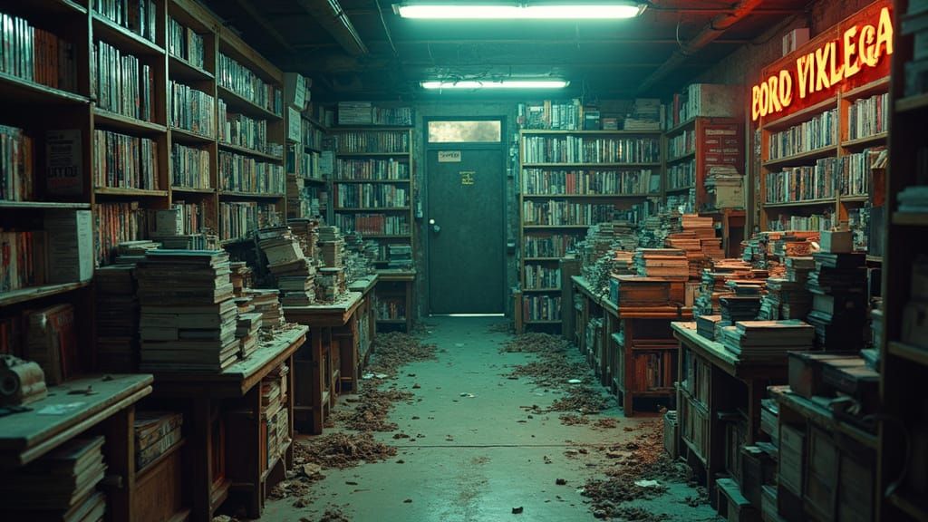 Post-Apocalyptic Video Store Safehouse