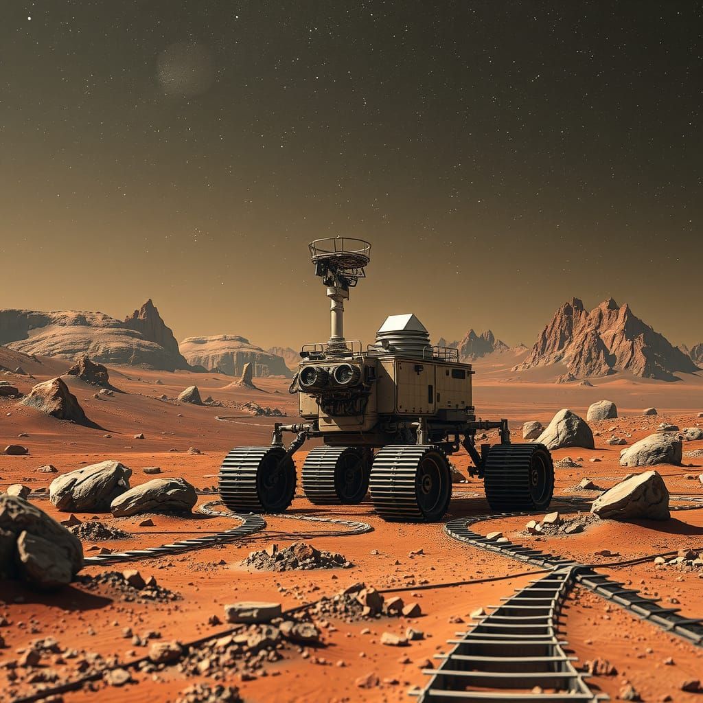 Surreal Mars Landscape Reveals Human Hubris in a Forgotten E...