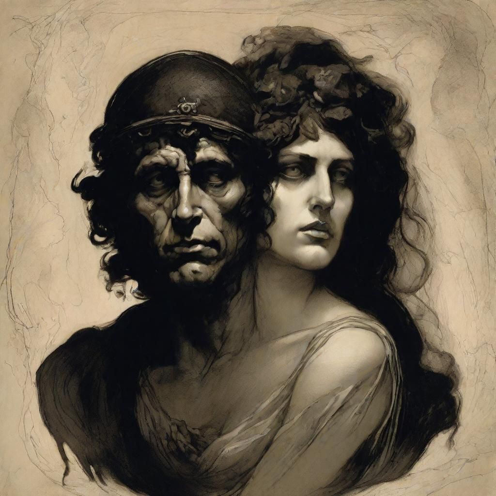 Oedipus, Jocasta, and Saturn in Grimdark Style