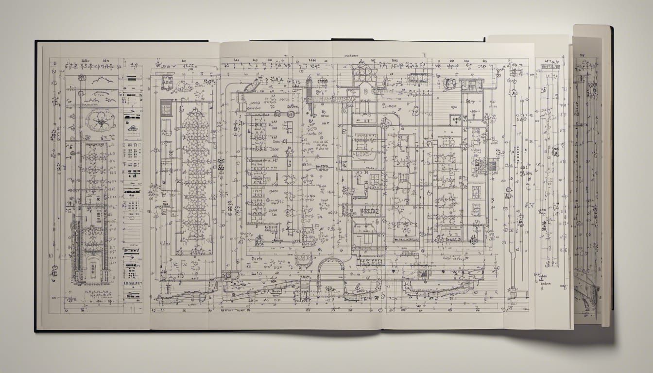 Abstract Graphic Score Inspired by Experimental Music