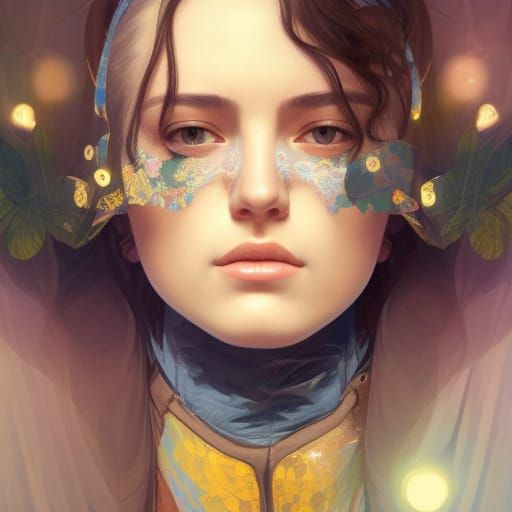 Intricate Portrait of a Beautiful Woman, Hyperdetailed Art