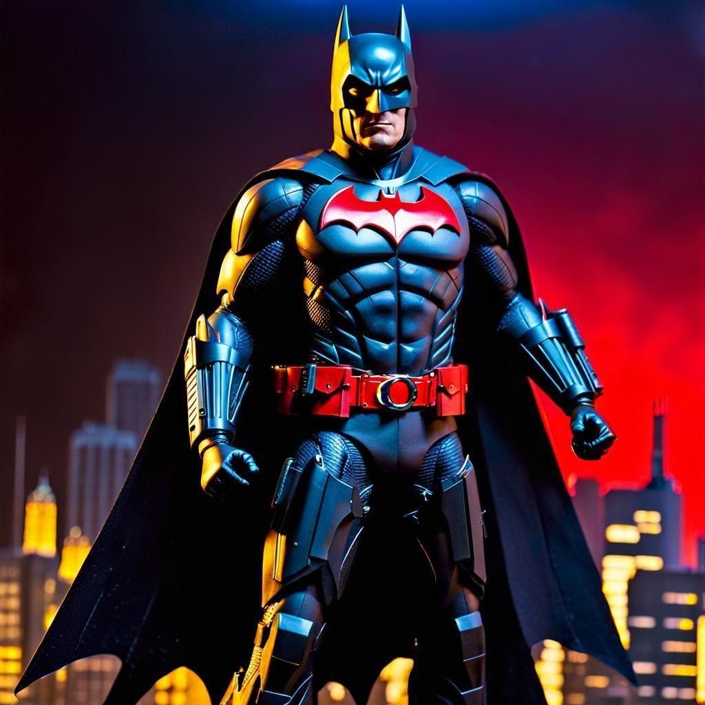 Batman Action Figure with Red Utility Belt