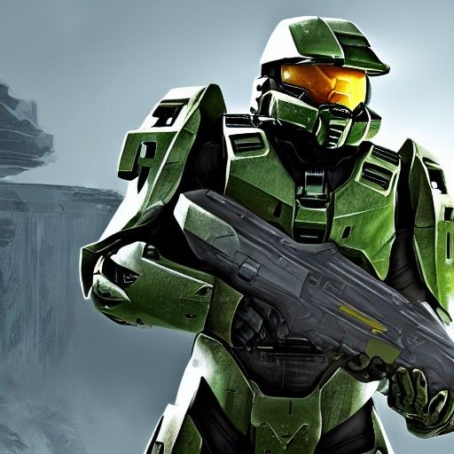 Master Chief Concept Art in 8K Resolution