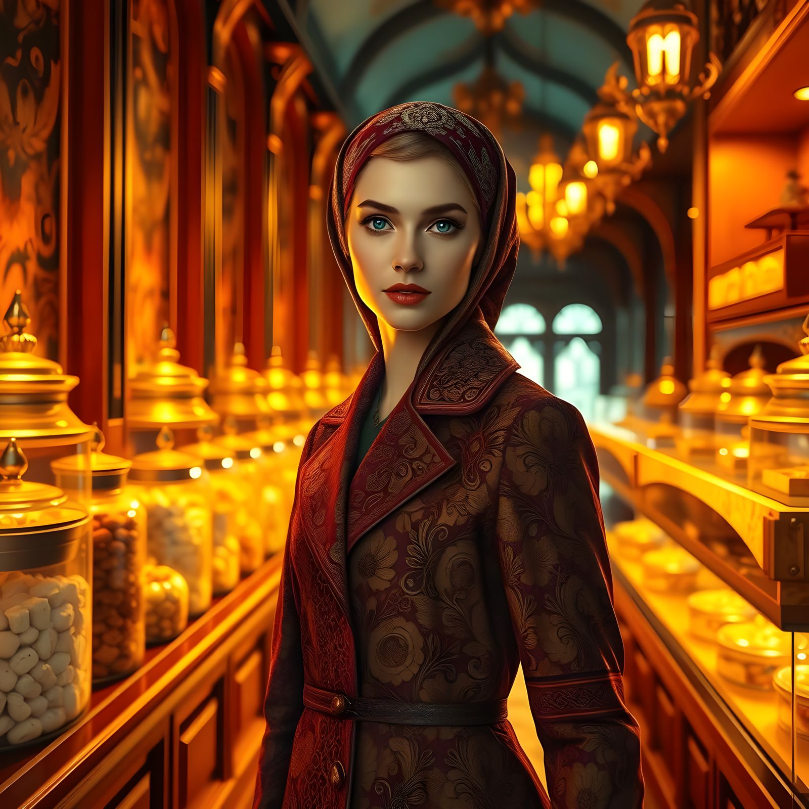 Sweets and Serenity: Hyperdetailed Concept Art