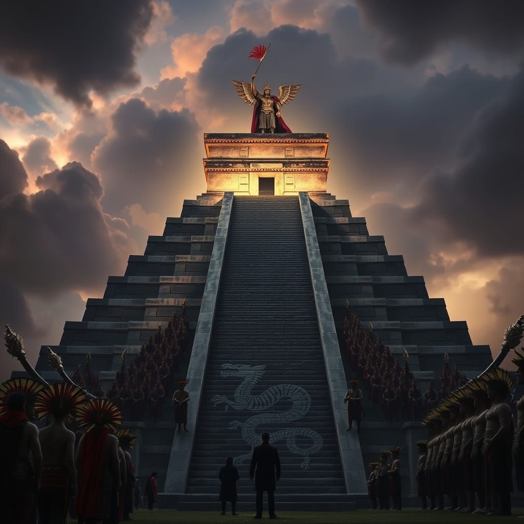 Pacal the Great at Chichen Itza Temple