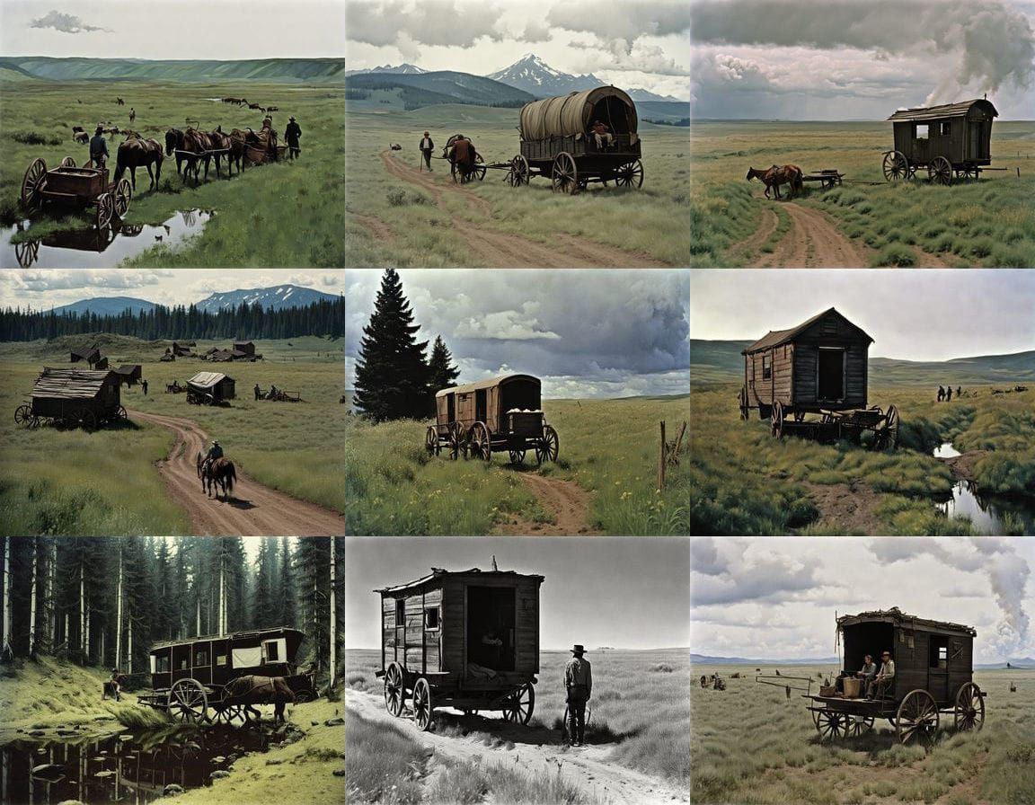 The Oregon Trail in Tarkovsky Style
