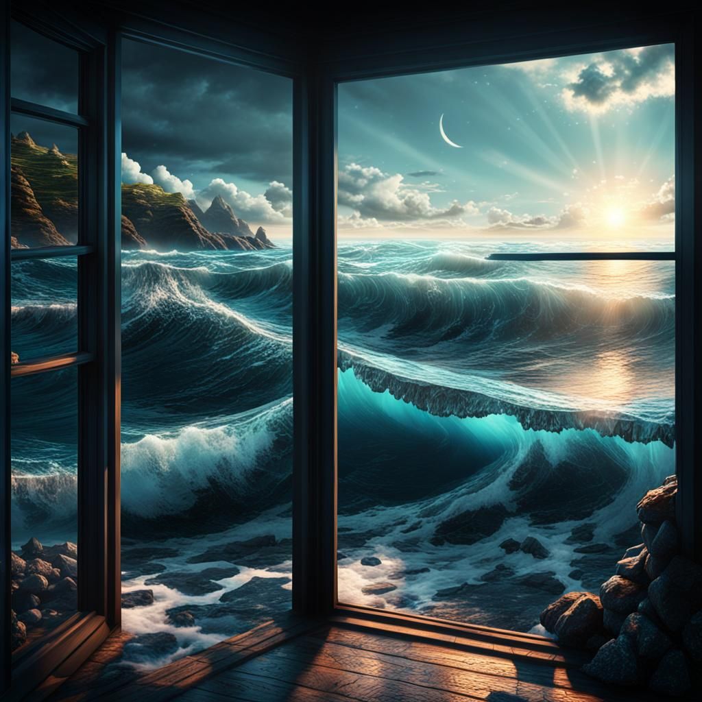 Wenn Himmel und Meer verschmelzen: Eine einzigartige Aussicht”