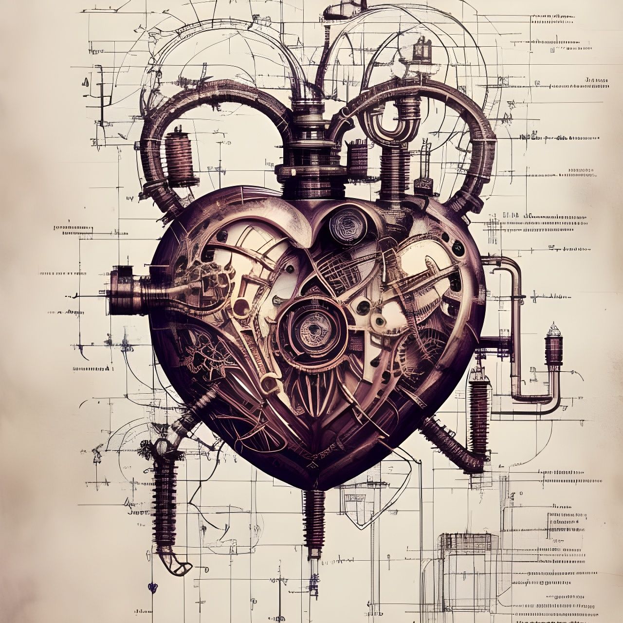 Biomechanical Heart Blueprint