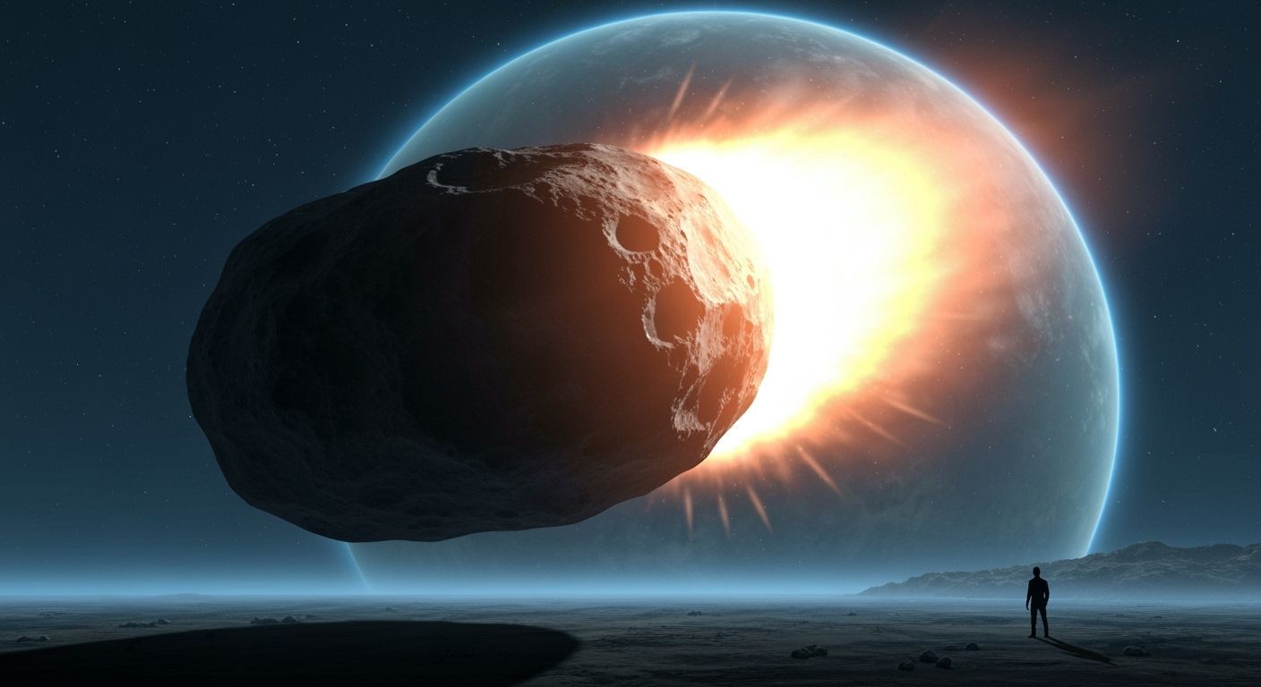Alien Spacecraft Disguised as Asteroid Impacts Earth